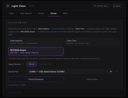 LighttVision - AI Computer Vision & Anti Recoil