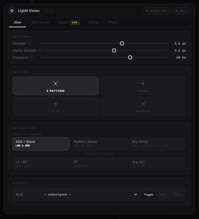 LighttVision - AI Computer Vision & Anti Recoil