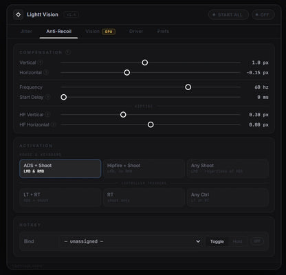 LighttVision - AI Computer Vision & Anti Recoil